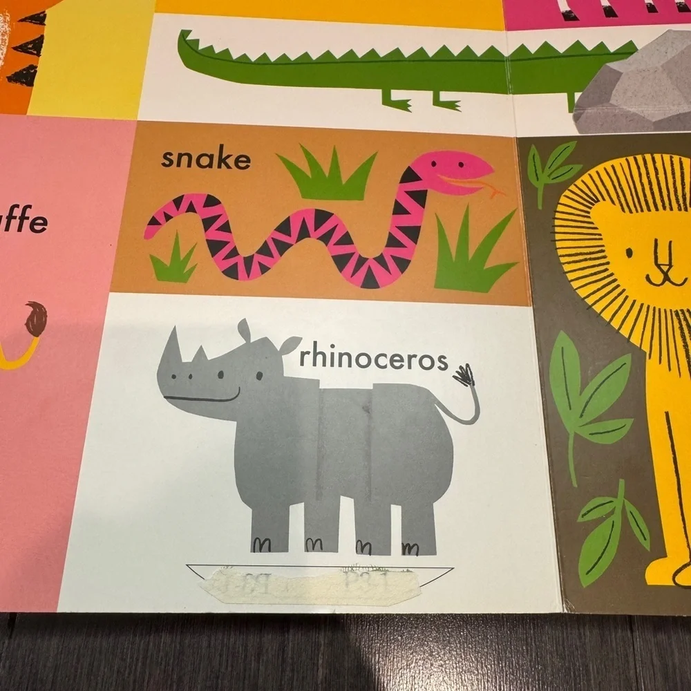 100 First Words Lift-the-Flap Book - Multicolor Baby Toddler Kids